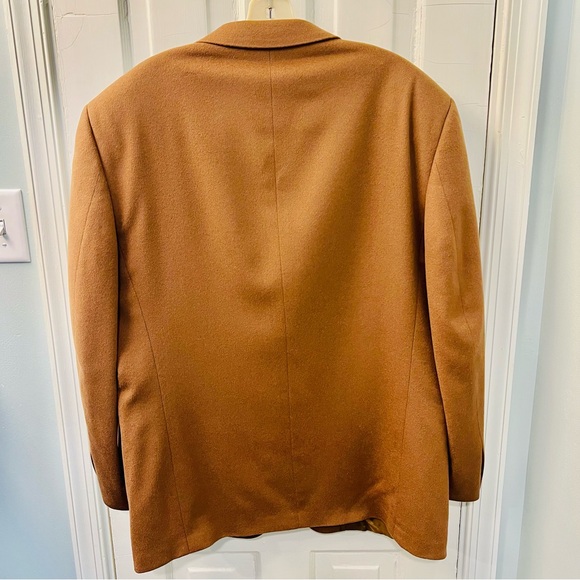 Jack Victor Montreal Loro Piana 100% Cashmere Tan Blazer 42R - Picture 2 of 8